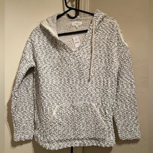 Lou & Grey white & grey hoodie. Oversized. New with tags